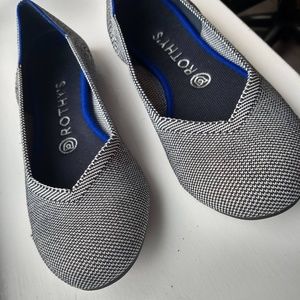 Rothy's Grey Birdseye Flat - Size 7.5/8